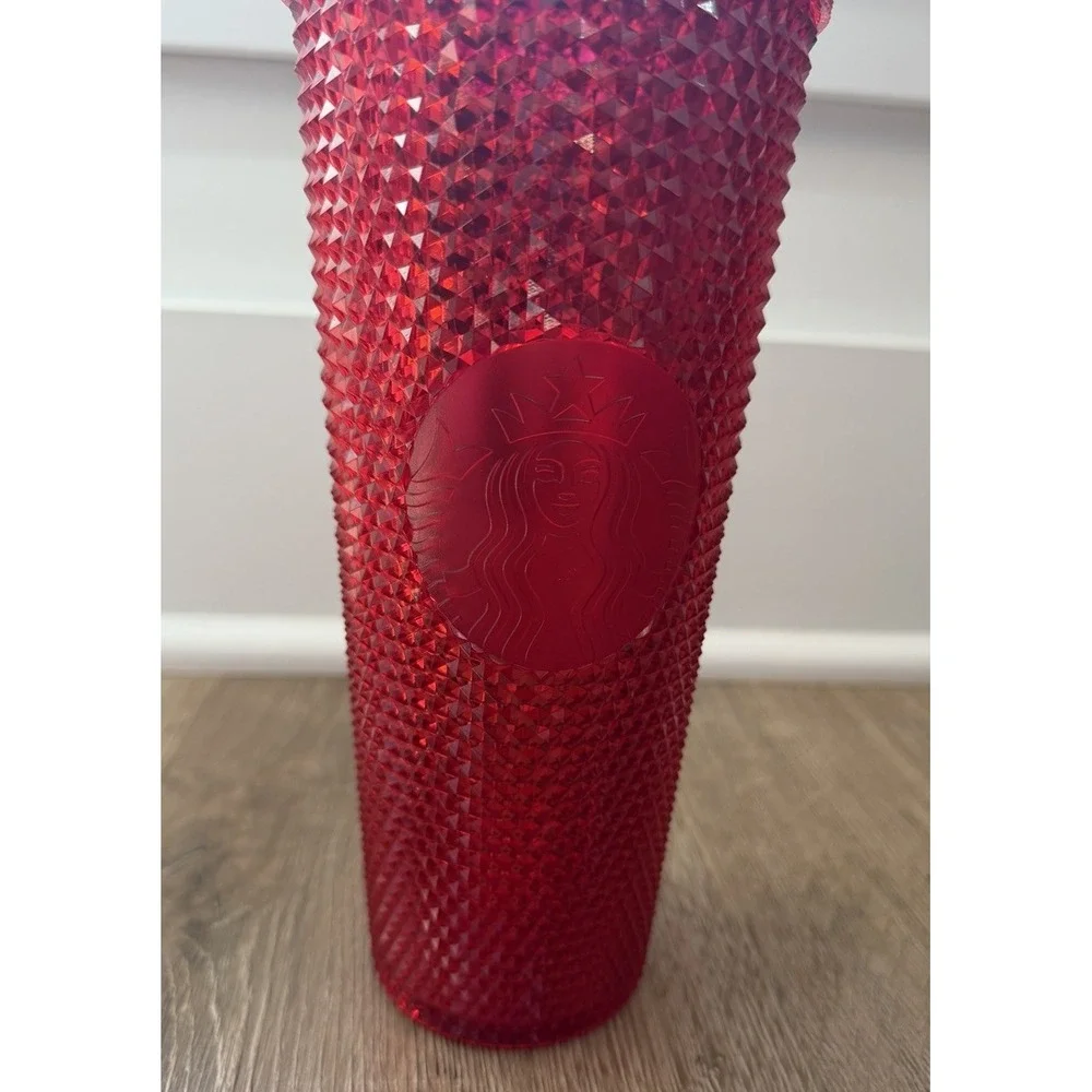 2024 Limited Edition NC State Wolfpack NCSU Red Studded Starbucks Tumbler 24oz